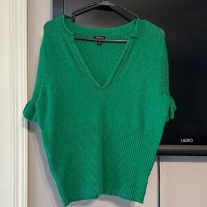 Torrid Emerald Green V-Neck Sweater